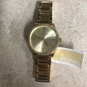 Michael Kors Bailey Gold-Tone Watch MK-3808